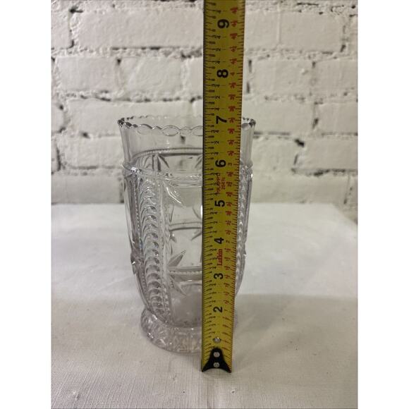 Antique Celery Vase US GLASS c1891. Feather Plume & Block. Excellent Condition. - Picture 6 of 9